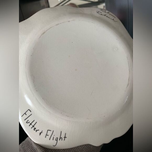 Rebecca Rebouche Curious Deciduous flutter & flounce dinner plate. - Picture 4 of 4